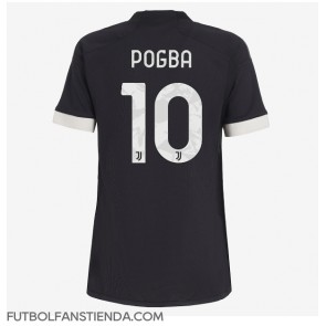 Juventus Paul Pogba #10 Tercera Equipación Mujer 2023-24 Manga Corta